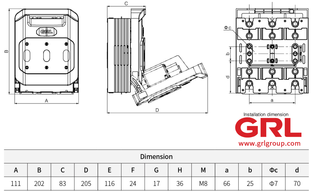 3 Phase Fused Disconnect Switch160