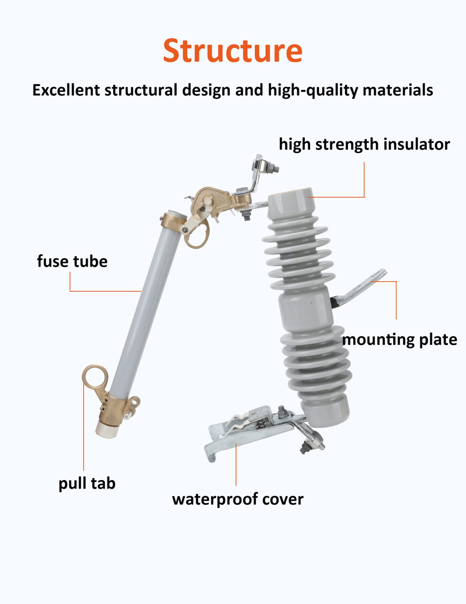 Customized drop out fuse cutout